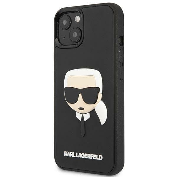 Karl Lagerfeld ovitek za iPhone 14 Plus 3D Rubber Karl's Head, črn 2