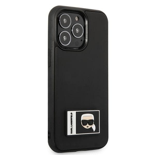 Ov. Karl Lagerfeld Ikonik Patch za iPhone 13/13 Pro - Črn 4