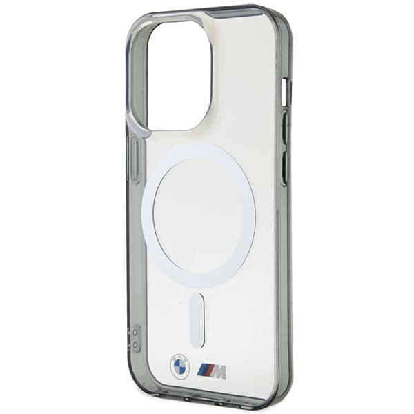 Ovitek BMW Silver Ring MagSafe za iPhone 14 Pro Max 6.7" transparenten 6