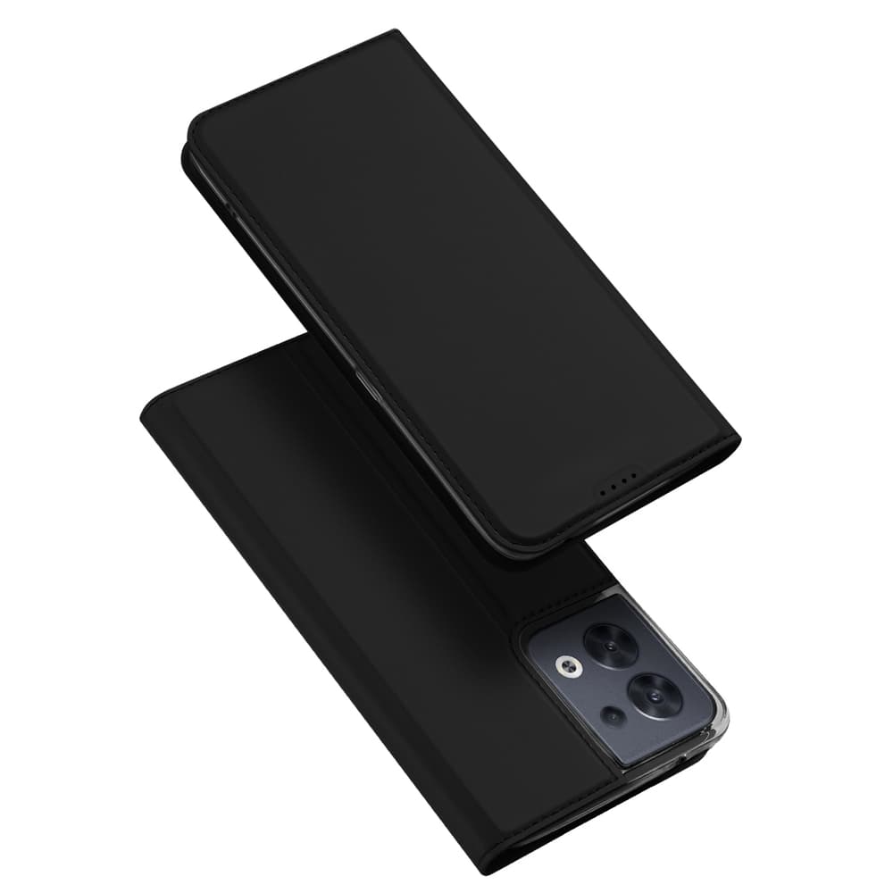 Dux Ducis Skin Pro etui za Oppo Reno 8 (črn, denarnica, stojalo)