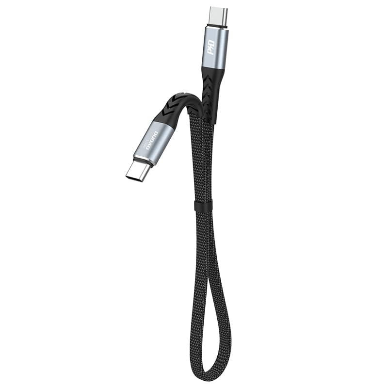 Dudao L10C USB-C na USB-C PD kabel 100W 5A, 0.23m, črn