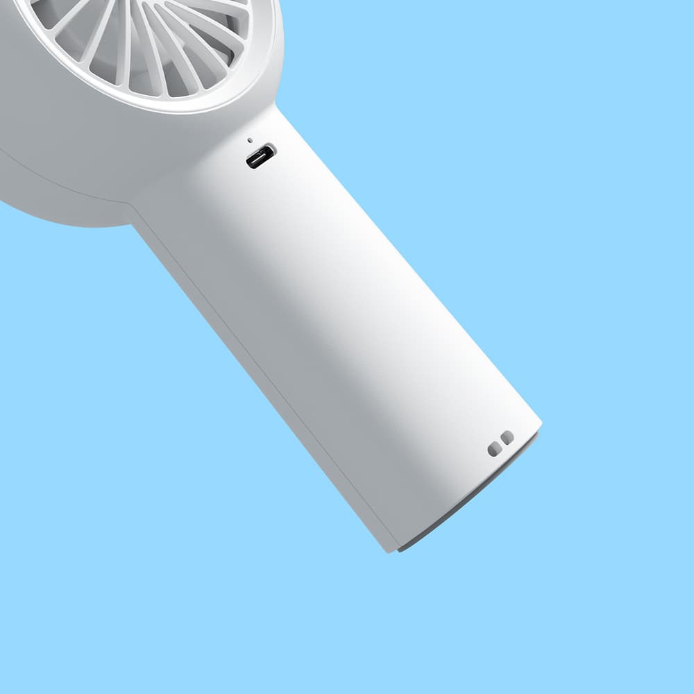 Jisulife ročni ventilator Life5 Plus, 4000mAh, beli 5