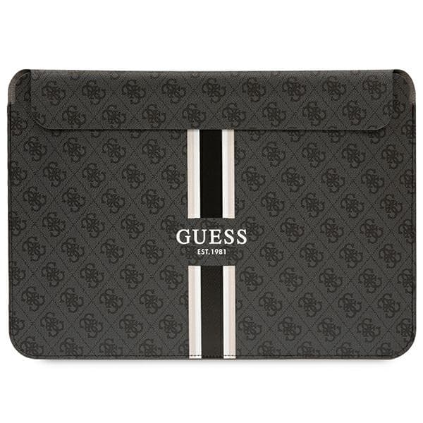 Guess ovitek za prenosnik 14" 4G Printed Stripes, črn