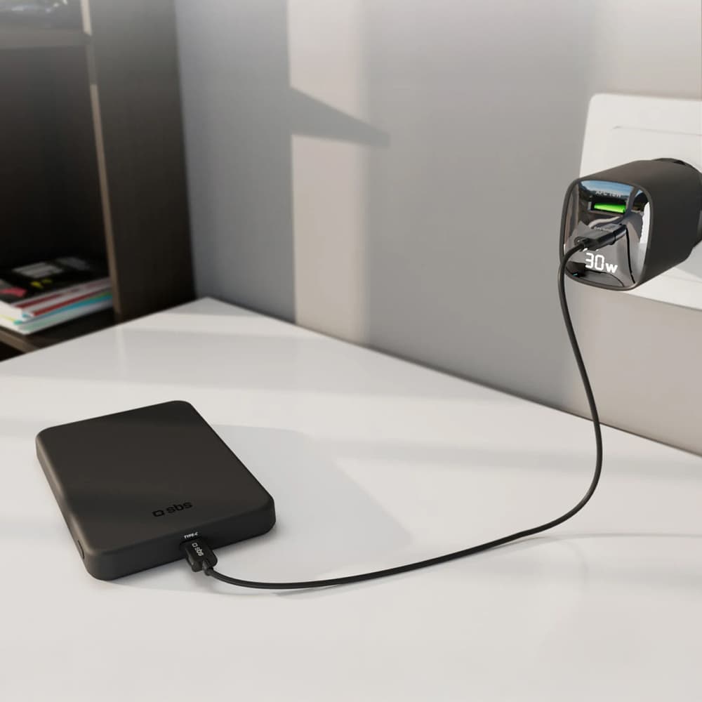 SBS Mag Power Qi2 5000 mAh Powerbank z MagSafe - črn 7