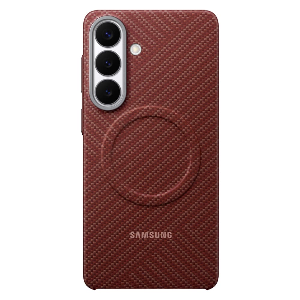 Samsung Carbon Magnet ovitek za Galaxy S26+, MagSafe, rdeč