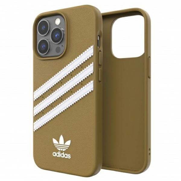 Adidas OR Molded Case PU ovitek za iPhone 13 Pro Max (bež/zlata) 7