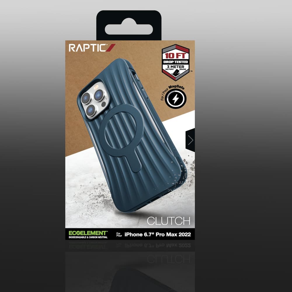 Raptic X-Doria Clutch Built ovitek za iPhone 14 Pro Max z MagSafe, moder 5