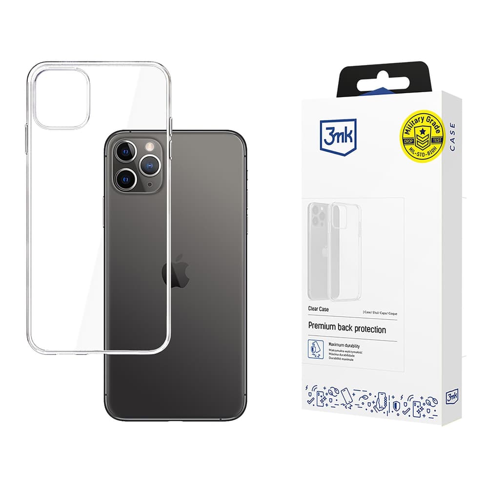 3mk Clear Case ovitek za iPhone 11 Pro Max - prozoren