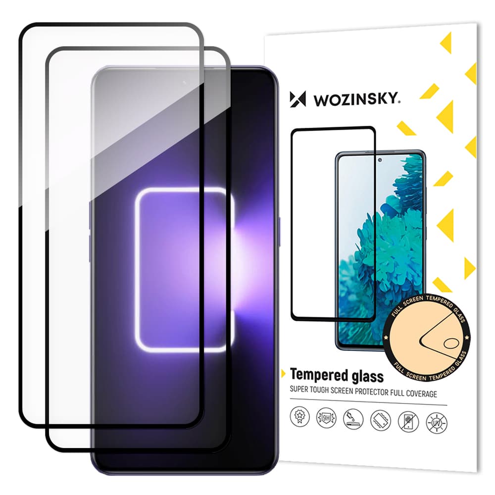 Wozinsky Full Glue kaljeno steklo za Realme GT Neo 5 / GT3, 2 kosa