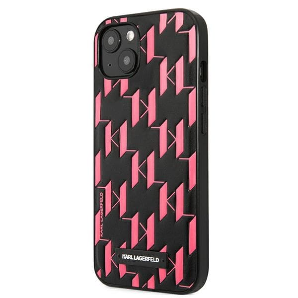 Karl Lagerfeld Monogram Plaque ovitek za iPhone 13 mini (5,4") - roza 2