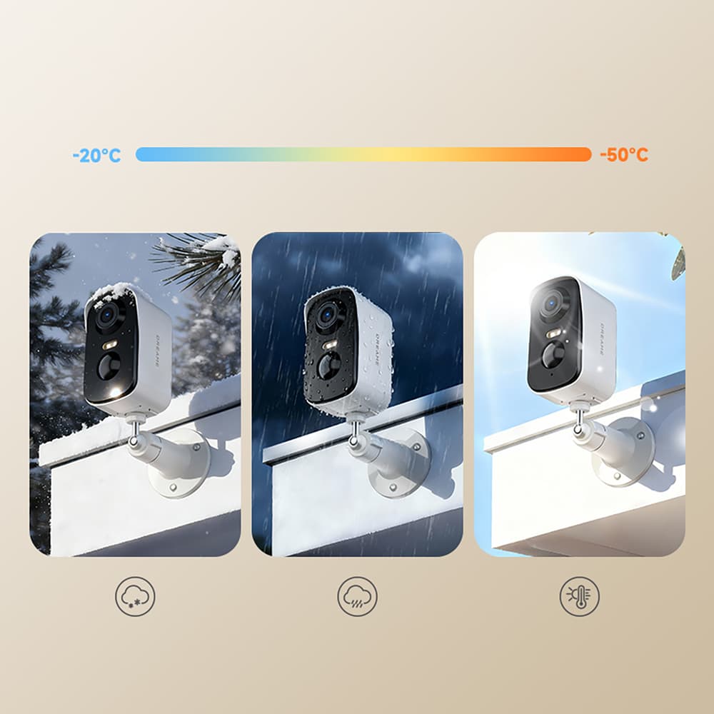Dreame Navo Care SE 1 Outcam zunanja kamera s solarnim panelom - bela 6