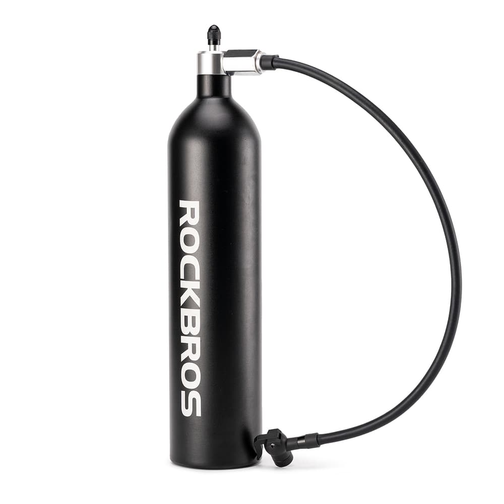 Rockbros tlačilka za tubeless pnevmatike 200 PSI 1,2l - Črna 3