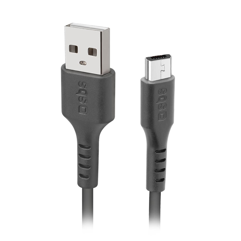 SBS TECABLEMICRO2K USB-A na Micro-USB kabel, 2m, črn