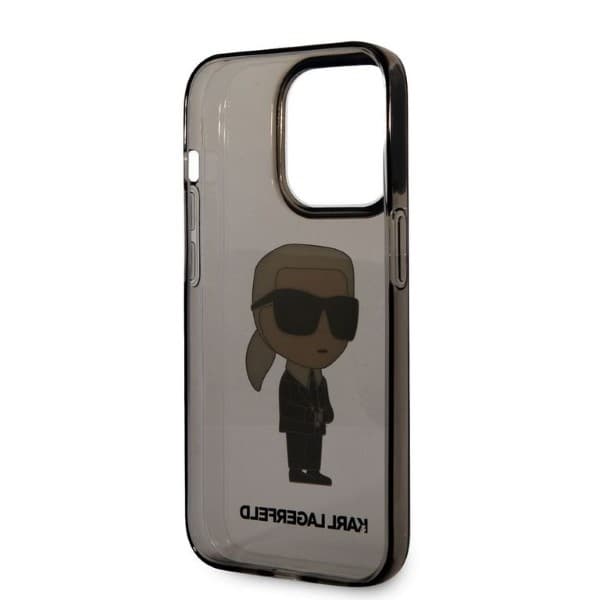 Etui Karl Lagerfeld Ikonik Karl za iPhone 14 Pro - črni 7