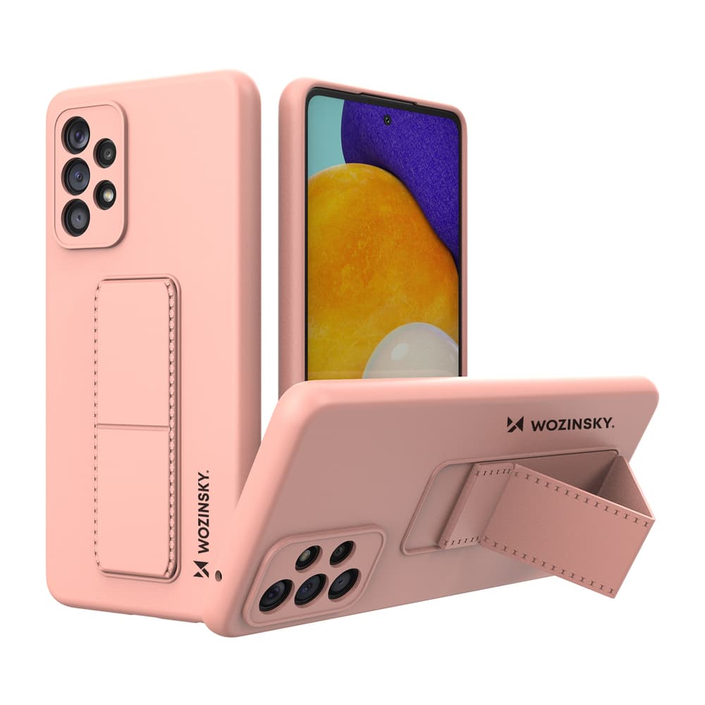 Wozinsky Kickstand ovitek za Samsung Galaxy A73, roza