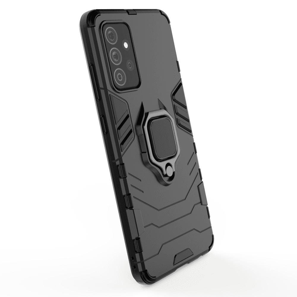 Ovitek Ring Armor s stojalom za Samsung Galaxy A72 4G - črn 4