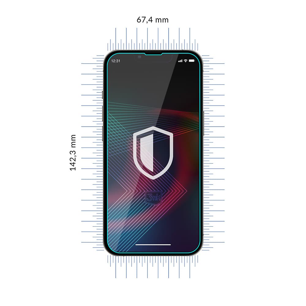 3mk Hybridno steklo FlexibleGlass za iPhone 14 Pro Max / 14 Plus 8