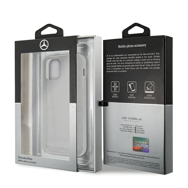 Mercedes ovitek Line za iPhone 12 mini (5,4") - Prozoren 7