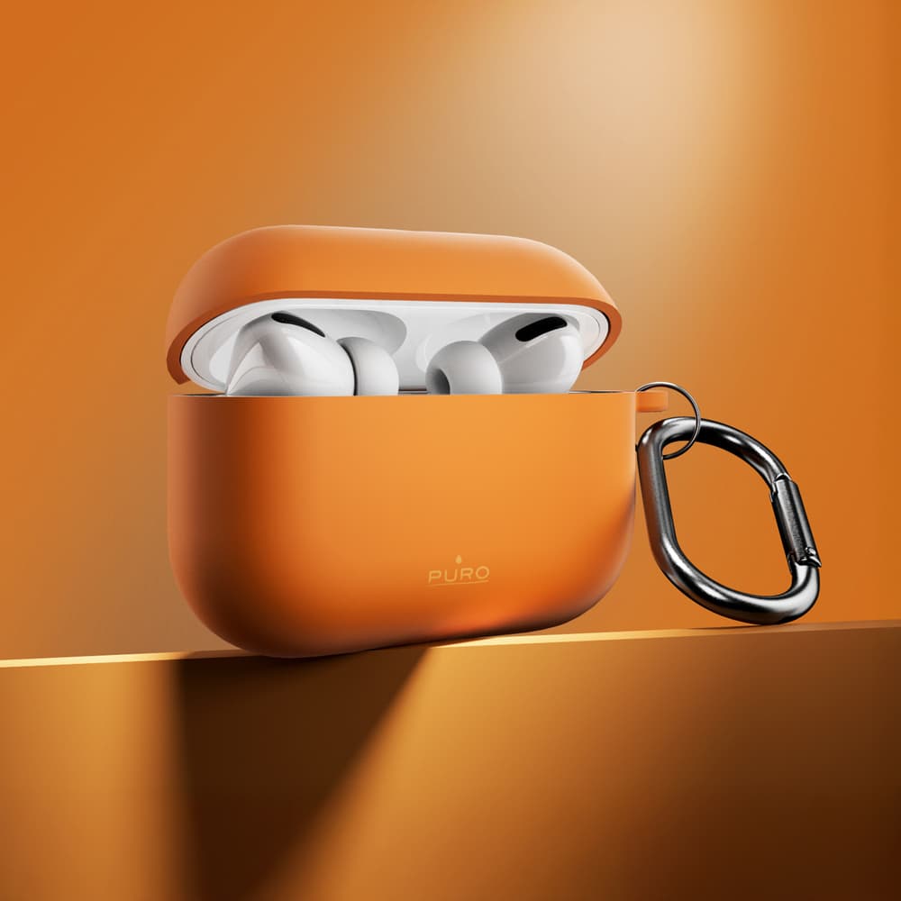 Puro Icon ovitek za AirPods Pro 3, oranžen 5