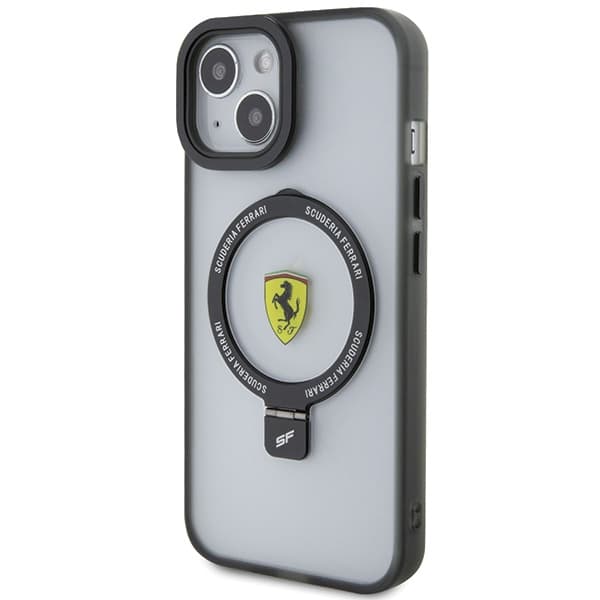 Ovitek Ferrari Ring Stand 2023 MagSafe za iPhone 15 Plus / 14 Plus - prozoren 2