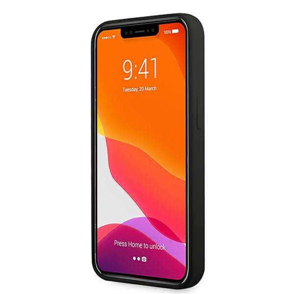Ferrari ovitek za iPhone 13 mini 5.4" (silikonski, črn) 5