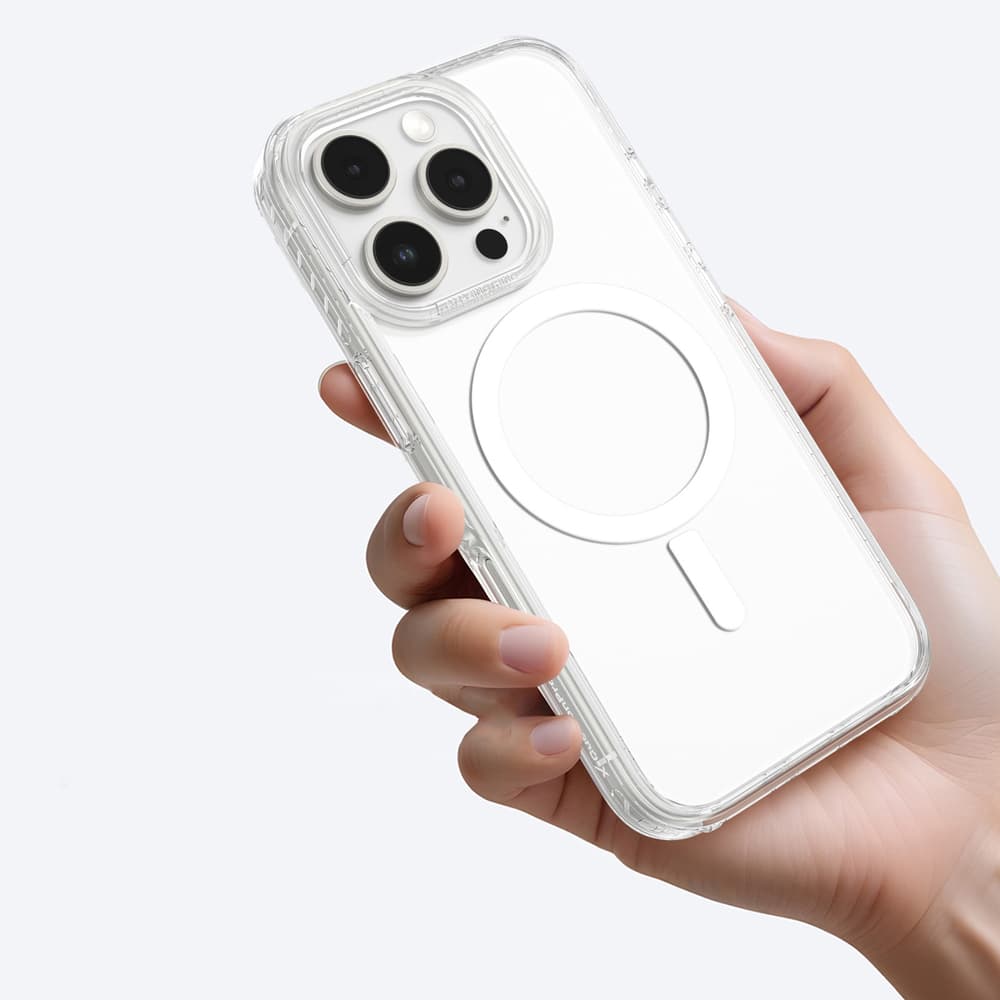 Ovitek AmazingThing Titan Pro Mag za iPhone 16 Pro - Prozoren 6