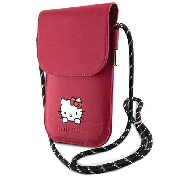 Usnjena torbica Hello Kitty Leather Daydreaming Cord - roza