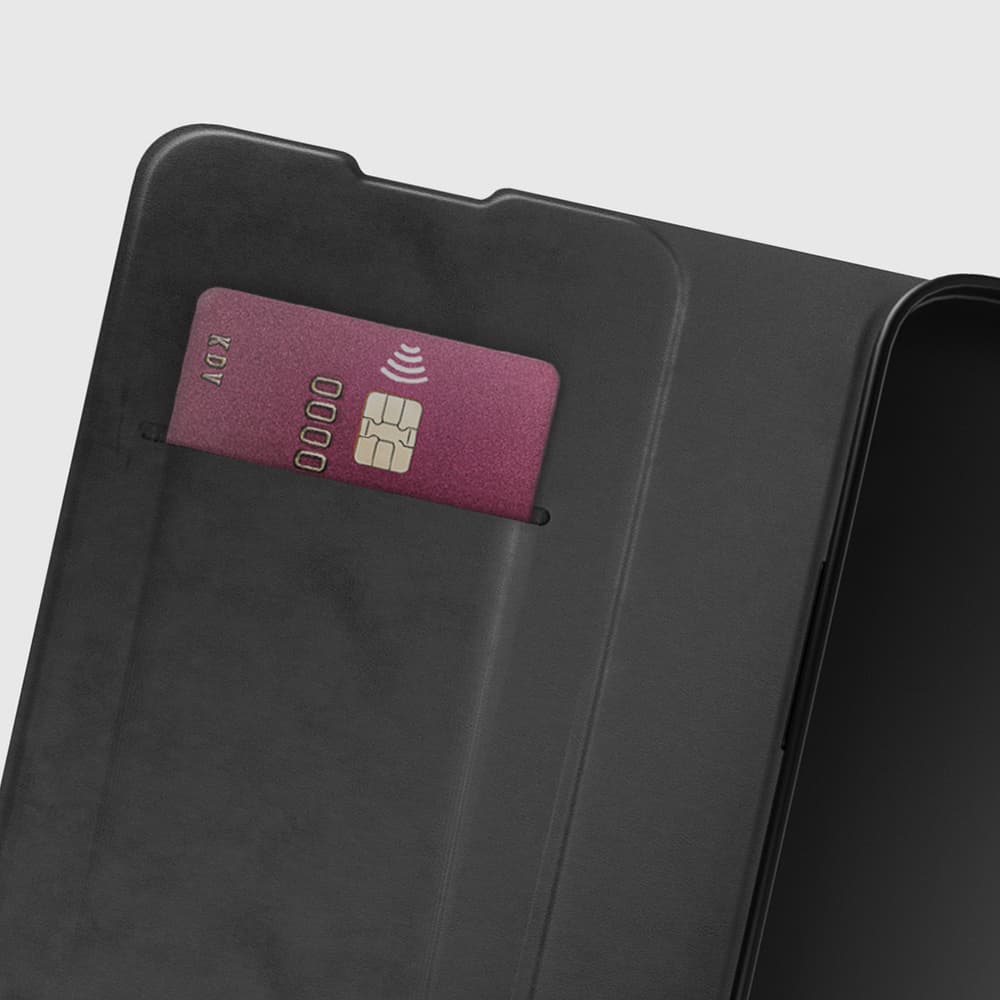 SBS etui Wallet Smooth za iPhone 16e/17e s preklopom - črn 5