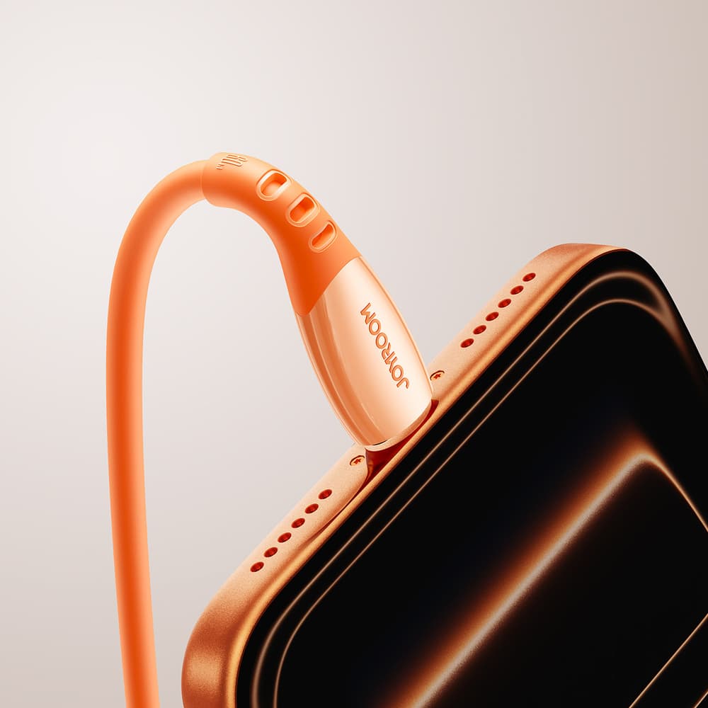 Joyroom S-A59 Vibrant Series 60W USB-C - USB-C kabel 1.2m - oranžen 8