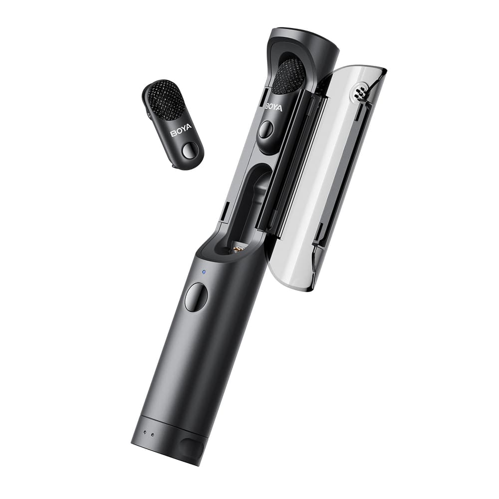 BOYA MAGIC-05 brezžični mikrofon 2.4GHz USB-C, Črna