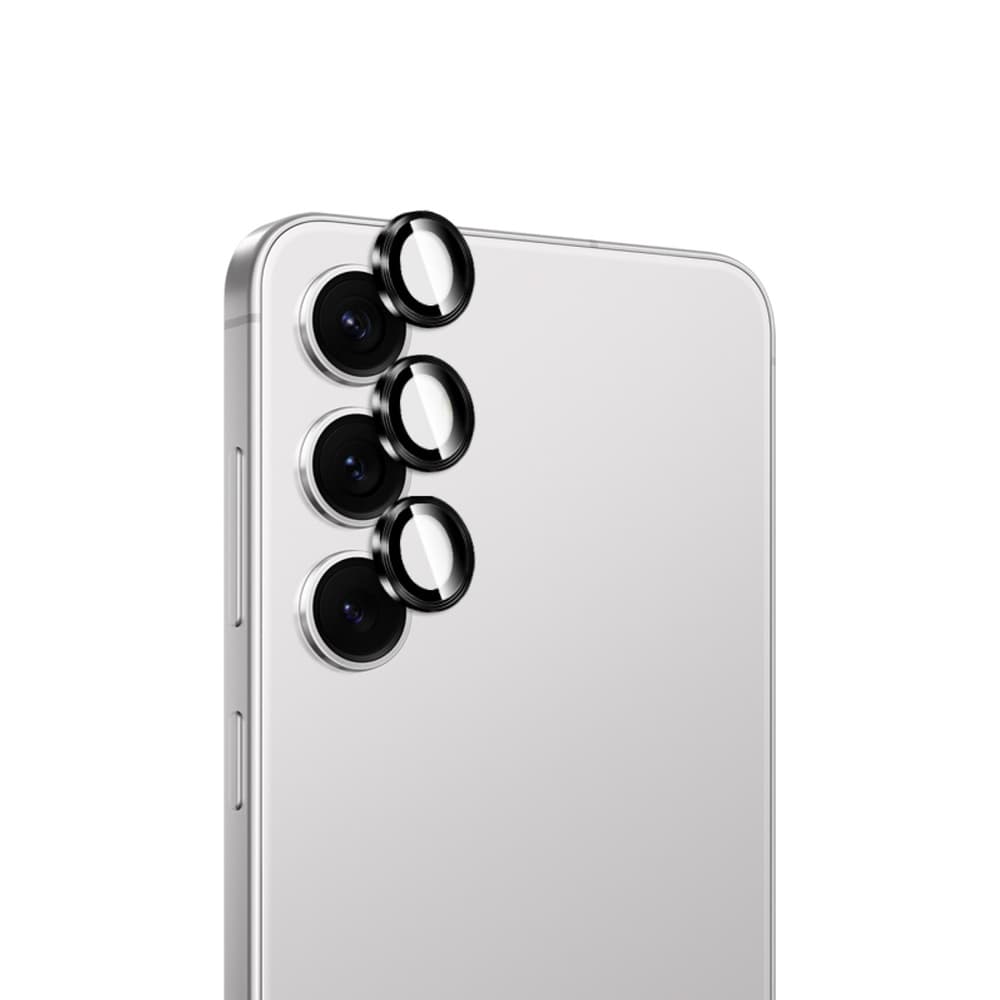 Puro kaljeno steklo za zadnjo kamero za Samsung Galaxy S26/S26 Plus - s črnim robom