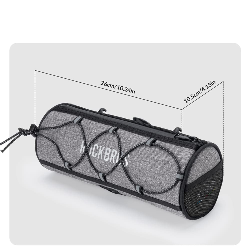 Rockbros TL002 Road to Sky 1.5L vodoodporna torba za krmilo - siva 7