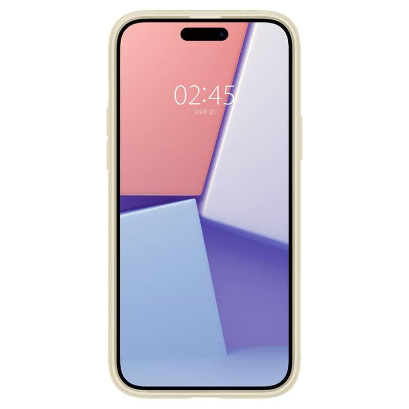 Ovitek Spigen Crystal Hybrid za iPhone 15 Plus - prozoren bež 4