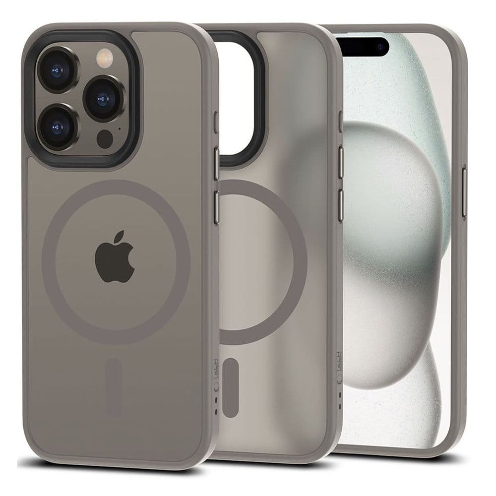 Tech-Protect MagMat MagSafe ovitek za iPhone 15 Pro - titan mat