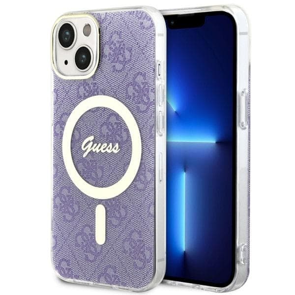 Ovitek Guess GUHMP14MH4STU za iPhone 14 Plus 6.7" – vijoličen 4G MagSafe