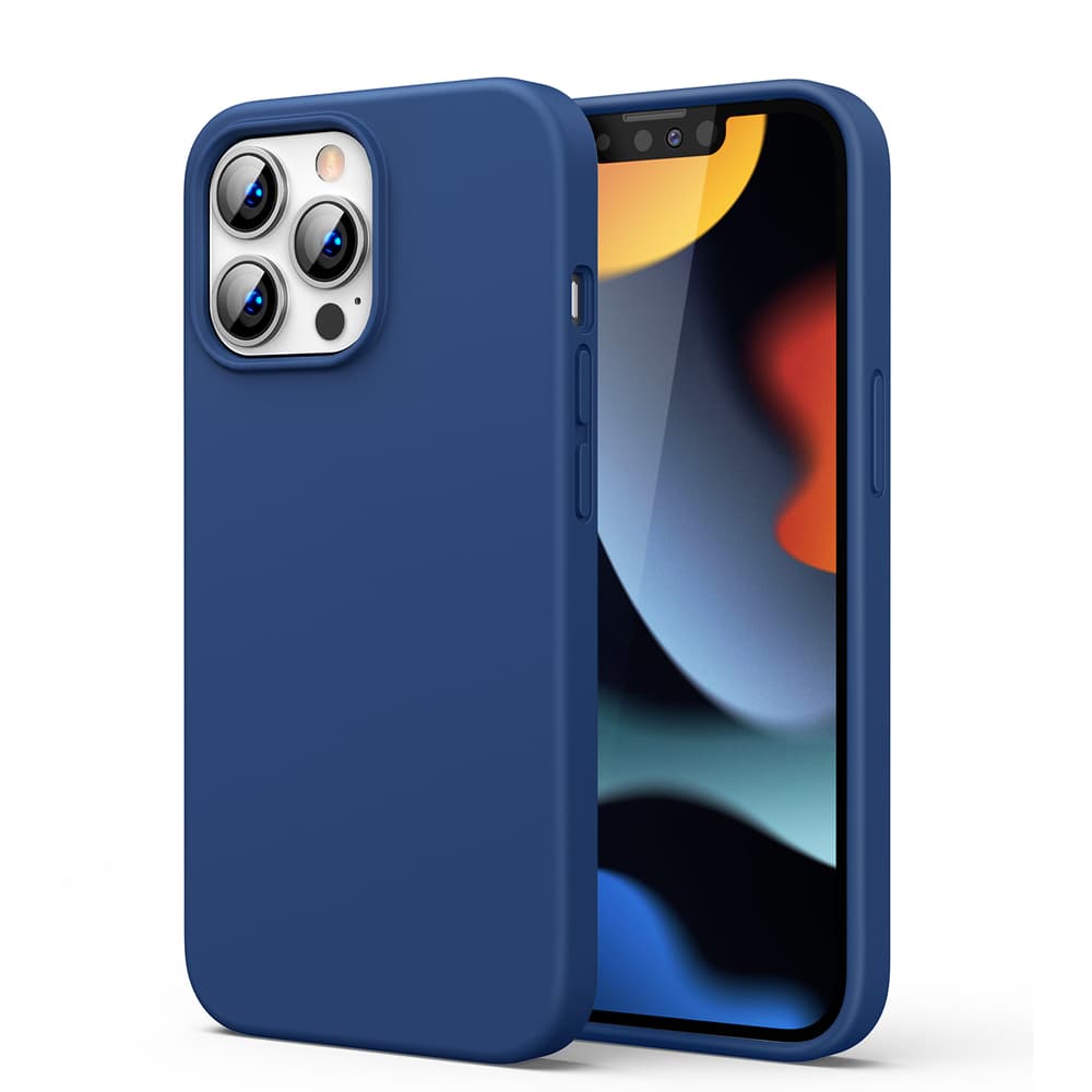 Ugreen Zaščitni silikonski ovitek za iPhone 13 Pro Max, moder