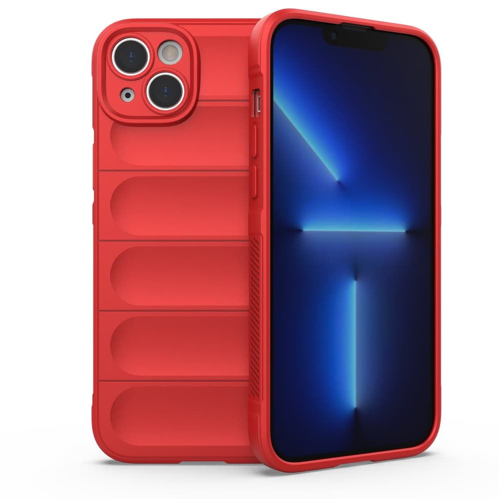 Hurtel Magic Shield ovitek za iPhone 14 Plus, rdeč