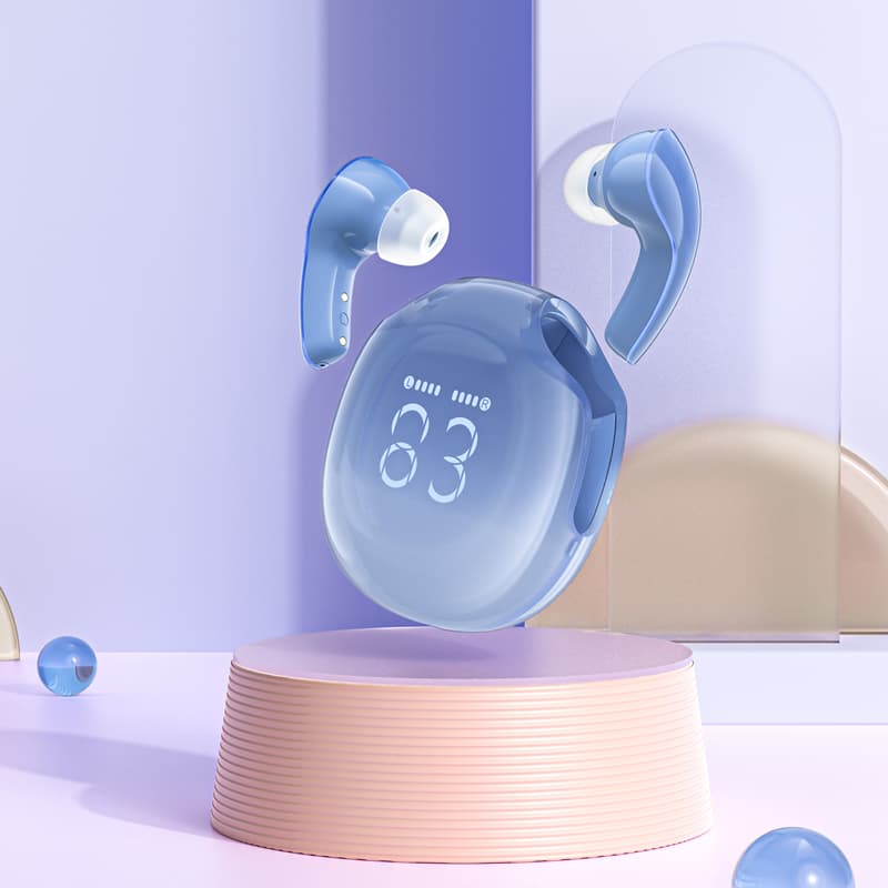 Acefast T9 Bluetooth 5.3 brezžične slušalke, modre 7