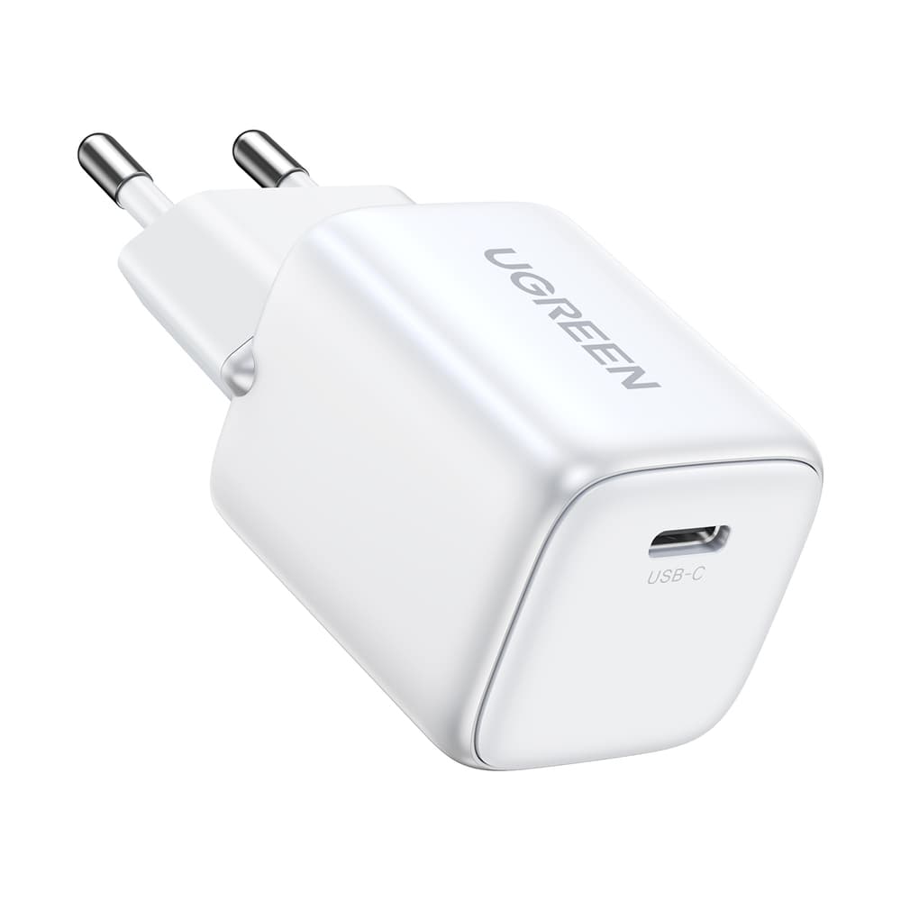 Omrežni polnilnik Ugreen Nexode mini CD318 GaN 20W USB-C PD 3.0 / QC 4.0 - bel 4