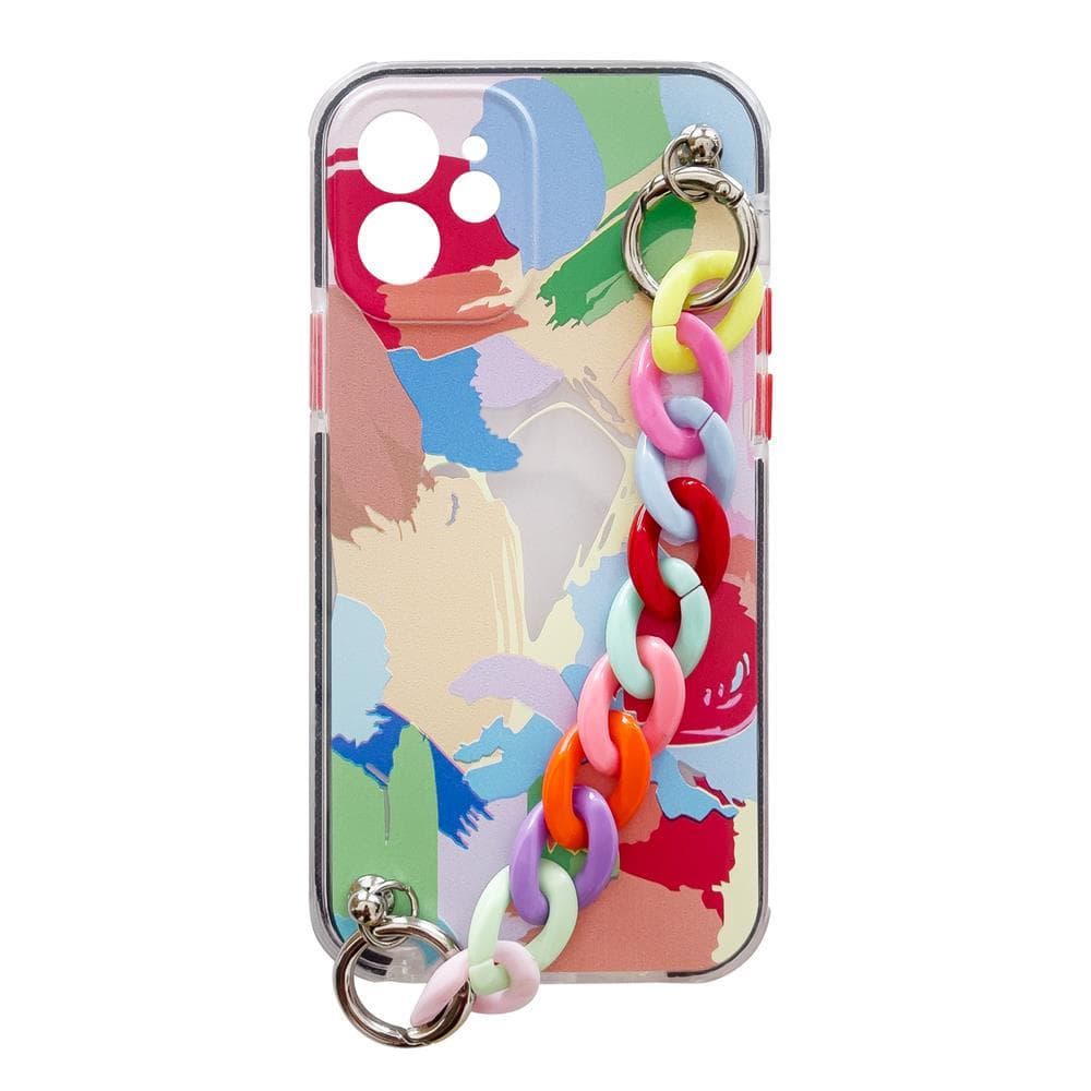 Ovitek Hurtel Color Chain Case za Samsung Galaxy A72 4G, Gel, Pisani