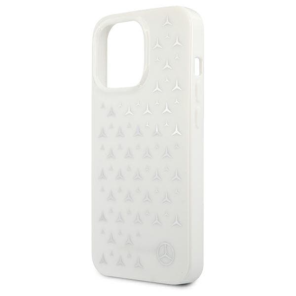 Ovitek Mercedes Silver Stars za iPhone 13 Pro Max, bel 6