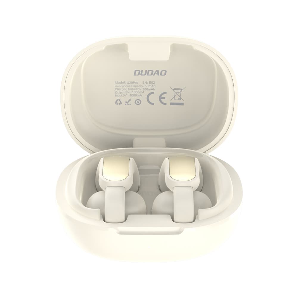 Dudao U20 Pro TWS Bluetooth slušalke, bele 2