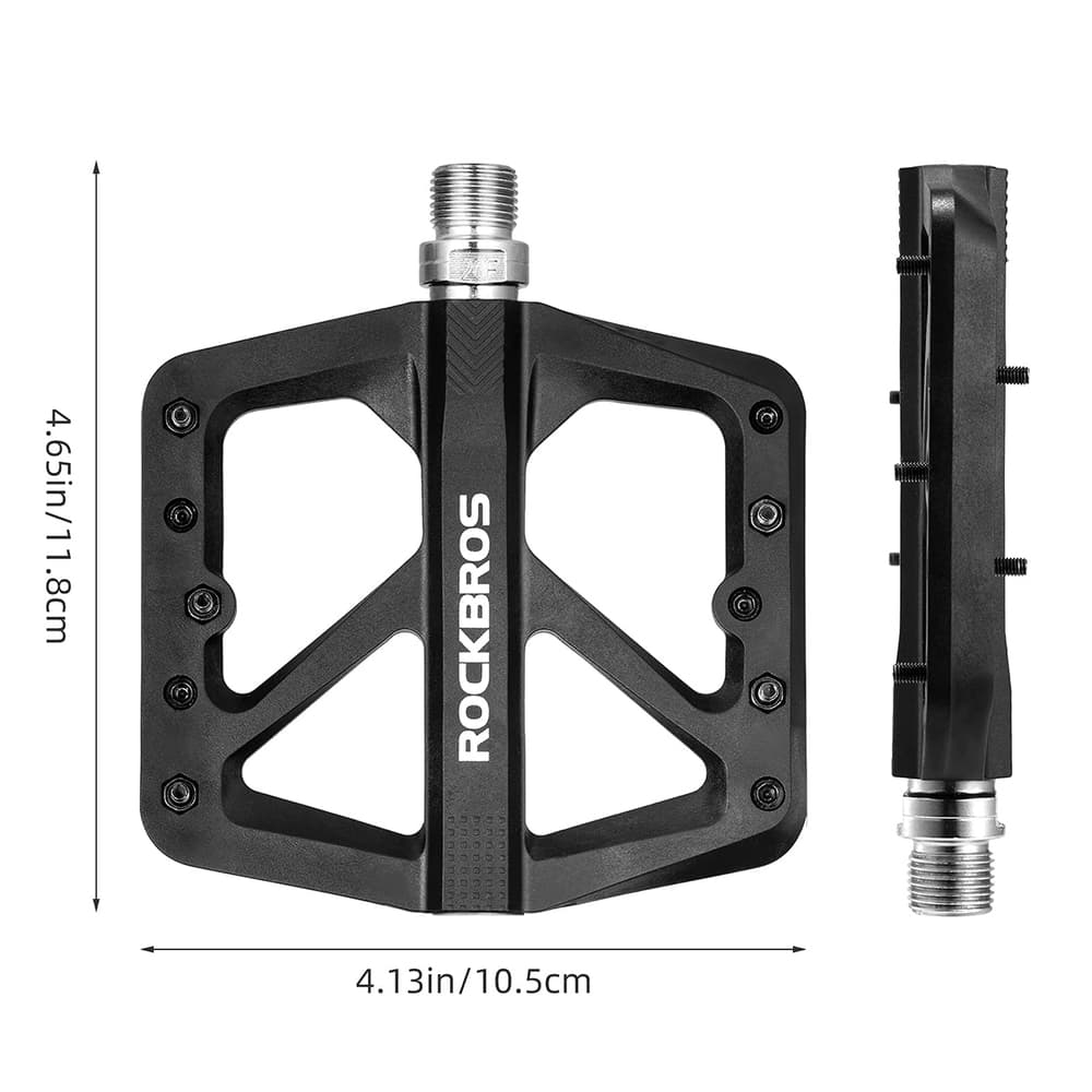 Rockbros M906 najlonska pedala za kolo - črna 4