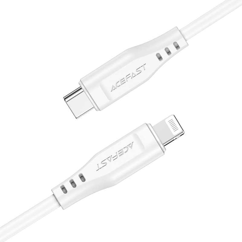 Acefast USB-C na Lightning kabel 1.2m, 30W, 3A, bel (C3-01) 2