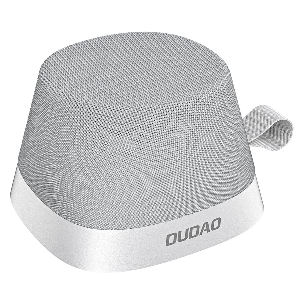 Dudao Y20 Brezžični zvočnik z magnetnim nosilcem, Bluetooth 5.3, srebrn