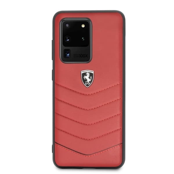 Ferrari Heritage Quilted ovitek za Samsung Galaxy S20 Ultra - rdeč 5