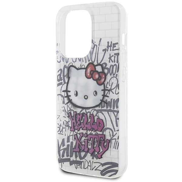 Hello Kitty ovitek IML Kitty On Bricks Graffiti za iPhone 13 Pro Max - bela 6