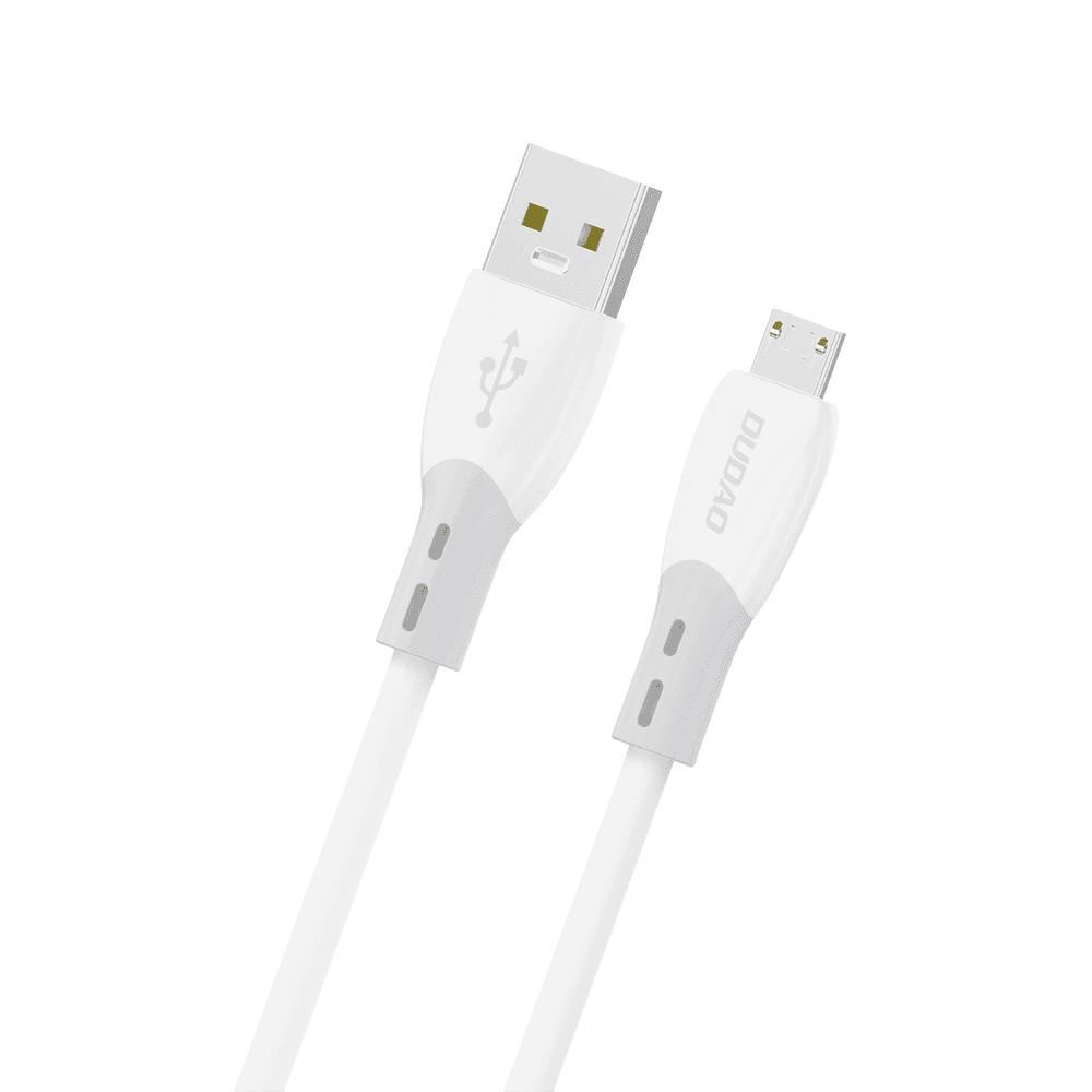 Dudao L25SM 3A USB-A - micro USB kabel s silikonskim ovojem 1m - bel