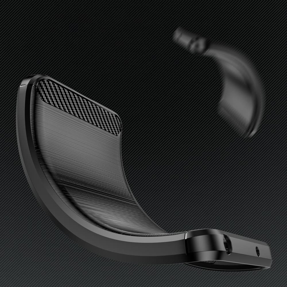 Carbon Case etui za Infinix Hot 20S, črn 4