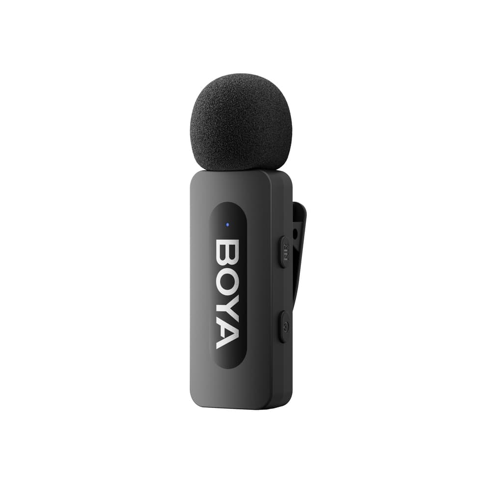 BOYA BY-V10 V2.0 brezžični mikrofon 2.4GHz USB-C, Črna 7